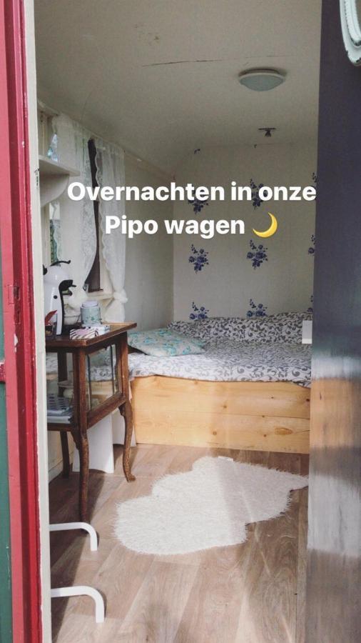 B&B Boerderij Rust, In Pipowagens! Den Helder Luaran gambar